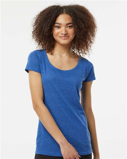 Women's Poly-Rich Scoop Neck T-Shirt 243