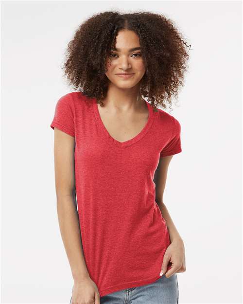 Women's Poly-Rich V-Neck T-Shirt 244
