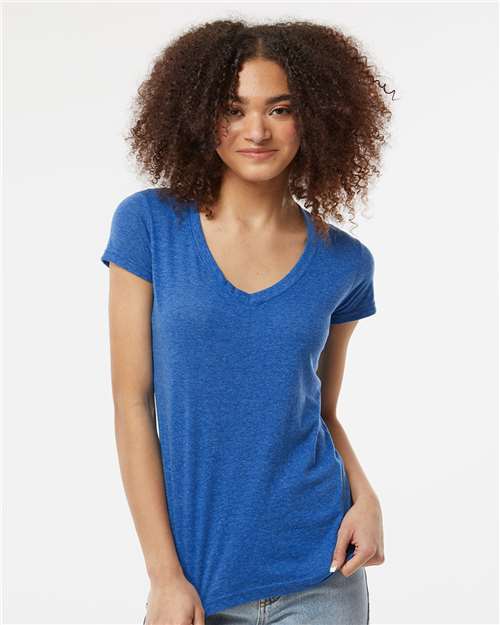 Women's Poly-Rich V-Neck T-Shirt 244