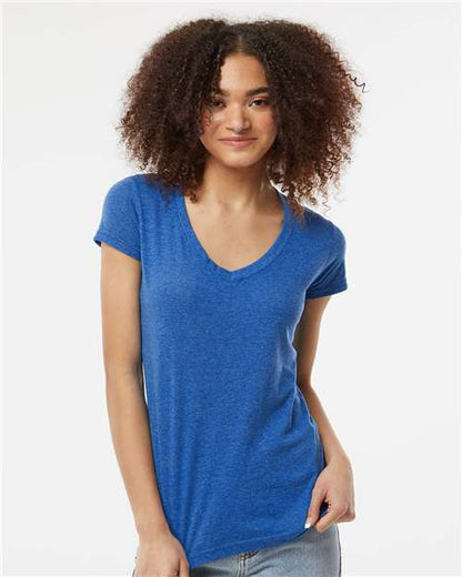 Women's Poly-Rich V-Neck T-Shirt 244