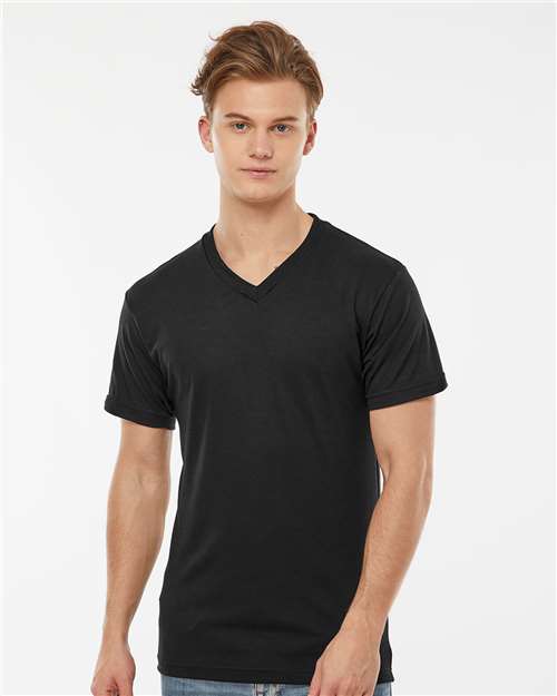 Men's Poly-Rich V-Neck T-Shirt 207