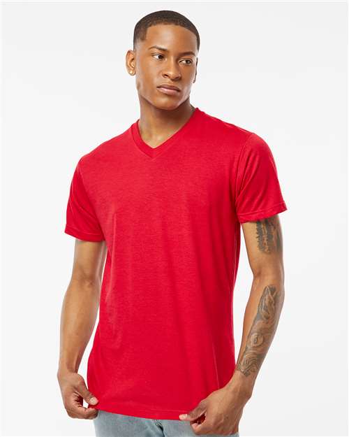 Men's Poly-Rich V-Neck T-Shirt 207