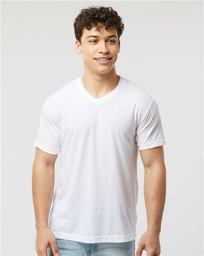 Men's Poly-Rich V-Neck T-Shirt 207