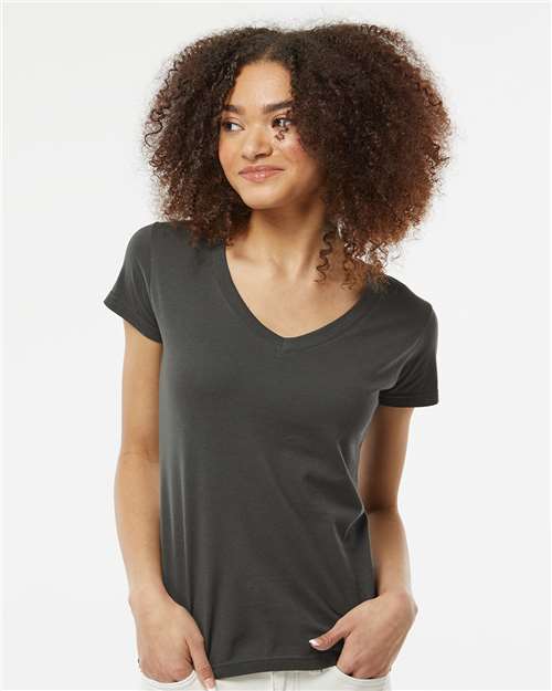 Women's Fine Jersey V-Neck T-Shirt 214