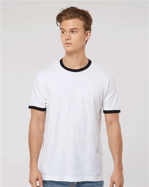 Unisex Fine Jersey Ringer T-Shirt 246