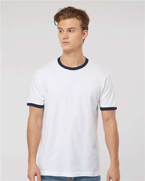 Unisex Fine Jersey Ringer T-Shirt 246