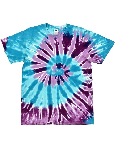 Unisex Multi-Color Tie-Dyed T-Shirt - L