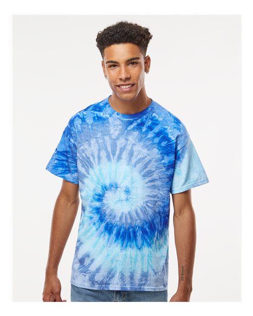 Unisex Multi-Color Tie-Dyed T-Shirt - L