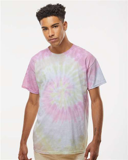 Unisex Multi-Color Tie-Dyed T-Shirt 1000