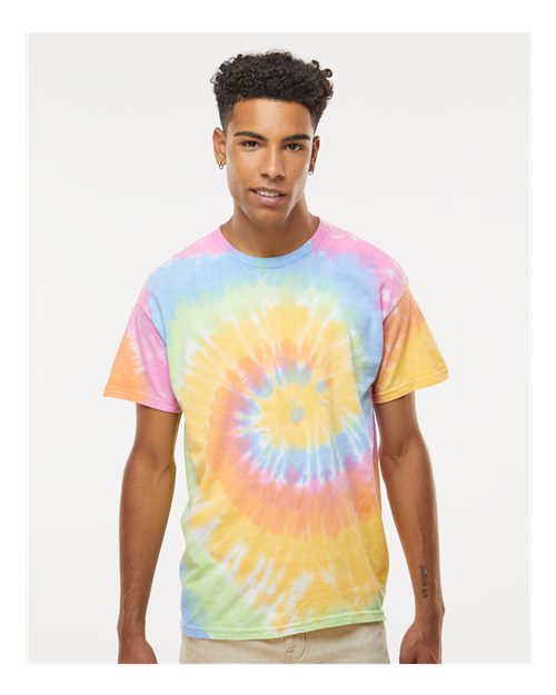 Unisex Multi-Color Tie-Dyed T-Shirt - L