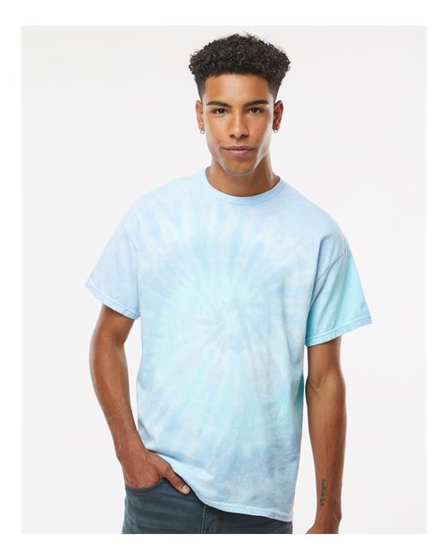Unisex Multi-Color Tie-Dyed T-Shirt - L