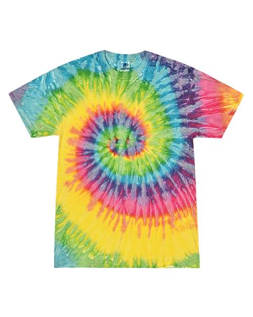Unisex Multi-Color Tie-Dyed T-Shirt - L
