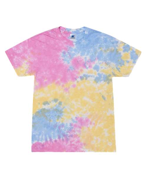 Unisex Multi-Color Tie-Dyed T-Shirt - L