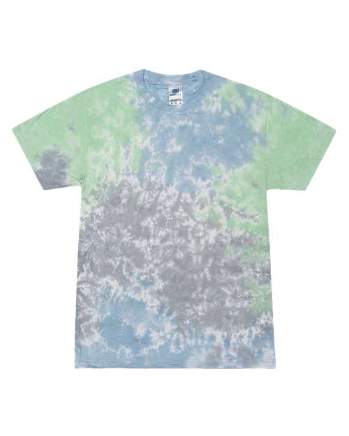 Unisex Multi-Color Tie-Dyed T-Shirt - L