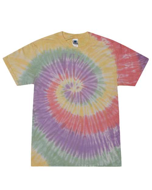 Unisex Multi-Color Tie-Dyed T-Shirt - L