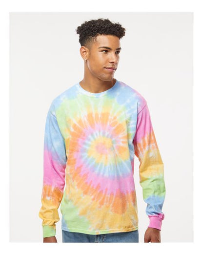 Unisex Tie-Dyed Long Sleeve T-Shirt - S