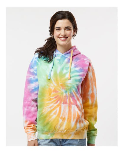 Unisex Tie-Dyed Hooded Sweatshirt - S