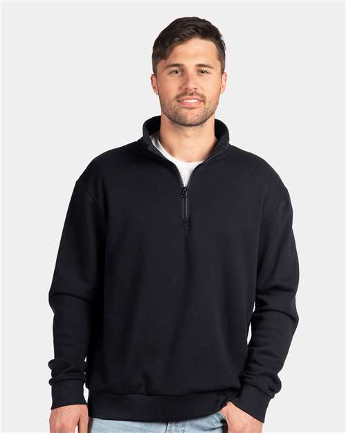 Unisex Fleece Quarter-Zip Pullover 9643