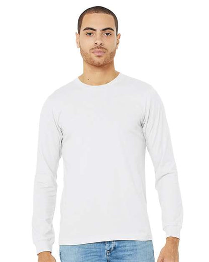Heather CVC Long Sleeve Tee - XS