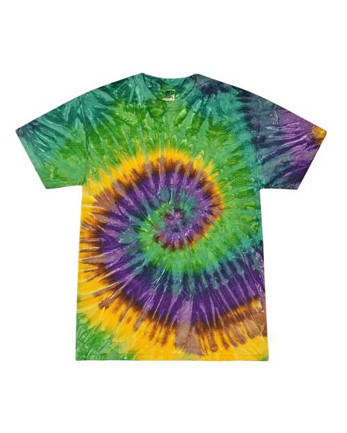 Unisex Multi-Color Tie-Dyed T-Shirt - L