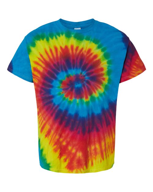 Youth Multi-Color Tie-Dyed T-Shirt 1000Y