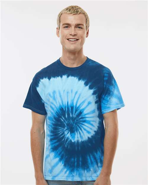Unisex Multi-Color Tie-Dyed T-Shirt - L