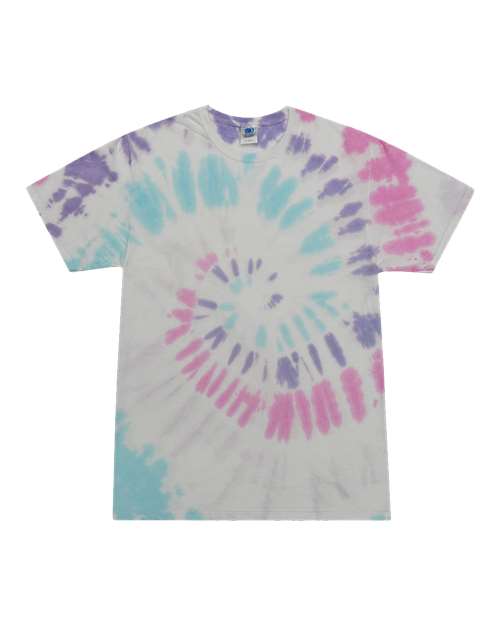 Unisex Multi-Color Tie-Dyed T-Shirt - L