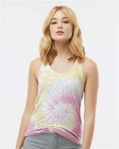 Women's Tie-Dyed Racerback Tank Top