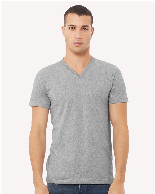 Unisex Heather CVC V-Neck Tee 3005CVC