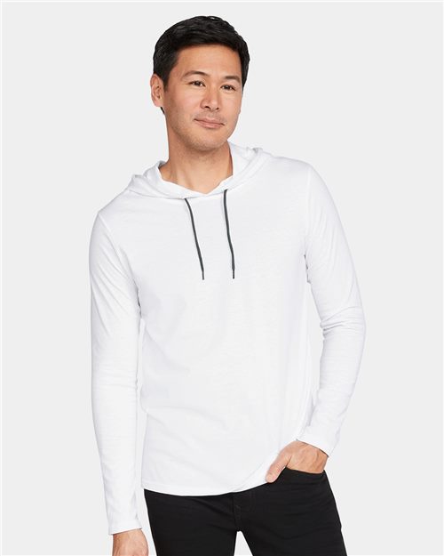 Men's SoftstyleÂ® Lightweight Hooded Long Sleeve T-Shirt