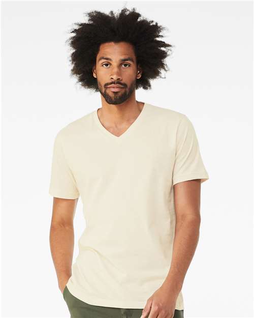 Unisex Jersey V-Neck Tee - L