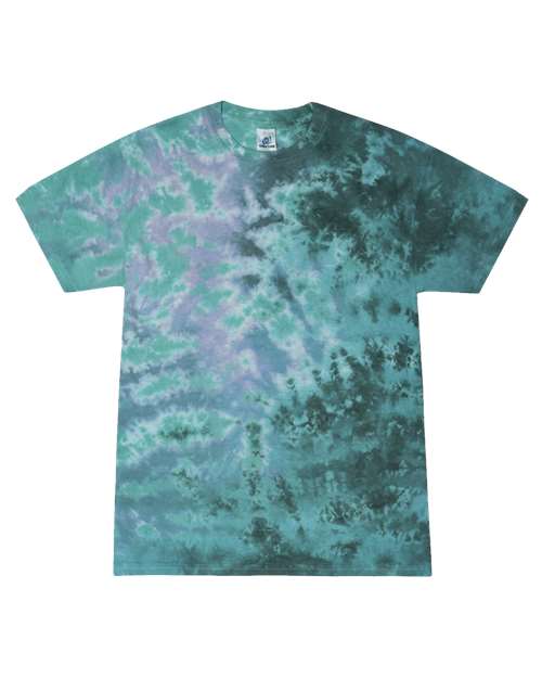 Unisex Multi-Color Tie-Dyed T-Shirt - L