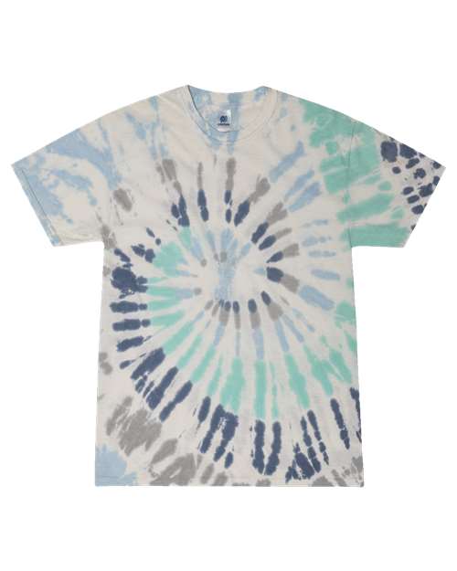 Unisex Multi-Color Tie-Dyed T-Shirt - L