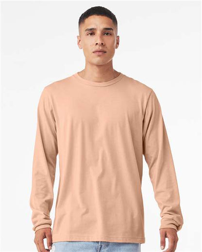 Heather CVC Long Sleeve Tee - XS