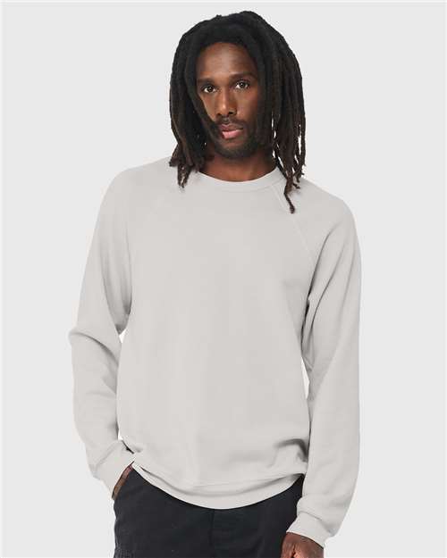 Unisex Sponge Fleece Raglan Crewneck Sweatshirt - L