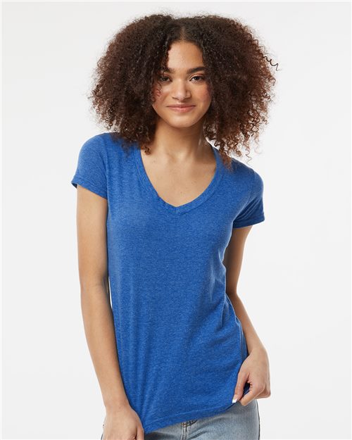 Women's Poly-Rich V-Neck T-Shirt 244