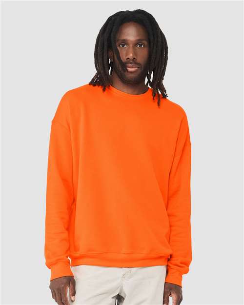 Unisex Sponge Fleece Drop Shoulder Crewneck Sweatshirt - L