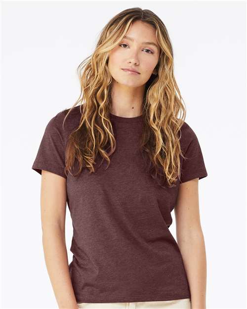 Womenâ€™s Relaxed Fit Heather CVC Tee - L