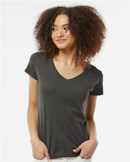 Women's Fine Jersey V-Neck T-Shirt 214