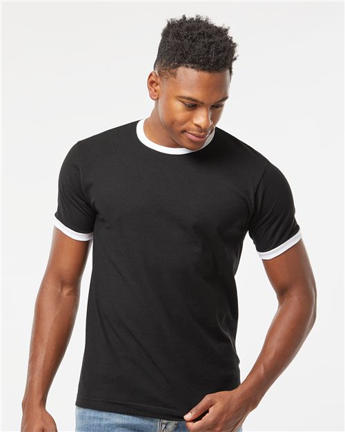 Unisex Fine Jersey Ringer T-Shirt 246