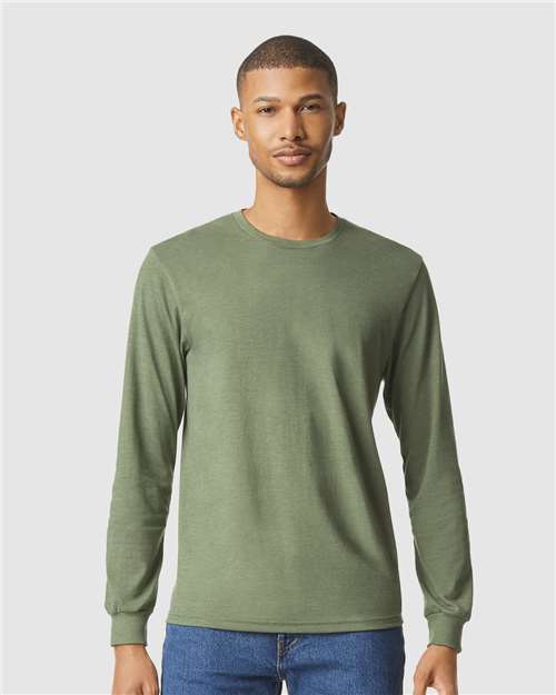 Unisex SoftstyleÂ® CVC Long Sleeve T-Shirt