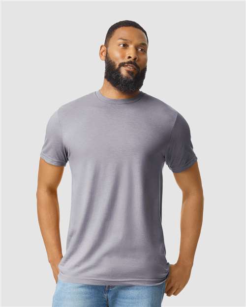 Men's SoftstyleÂ® CVC T-Shirt - L