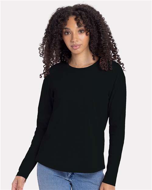 Women's Cotton Relaxed Long Sleeve T-Shirt 3911