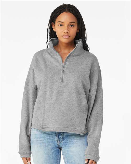 Women’s Sponge Fleece Half Zip Pullover 3953