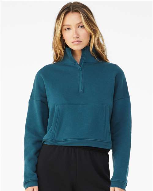 Women’s Sponge Fleece Half Zip Pullover 3953