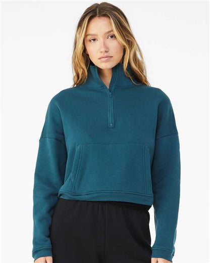 Women’s Sponge Fleece Half Zip Pullover 3953