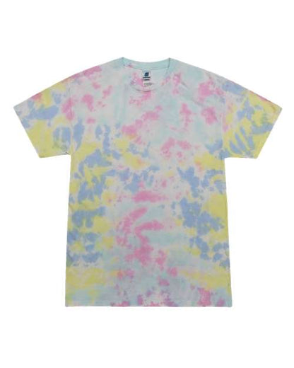 Unisex Multi-Color Tie-Dyed T-Shirt - S