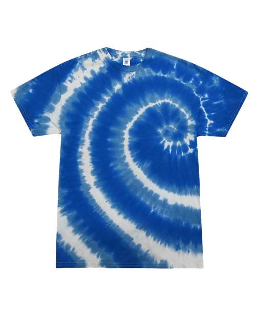 Unisex Multi-Color Tie-Dyed T-Shirt - L