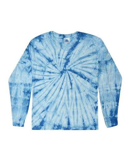 Unisex Tie-Dyed Long Sleeve T-Shirt - S