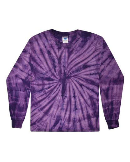 Unisex Tie-Dyed Long Sleeve T-Shirt - S